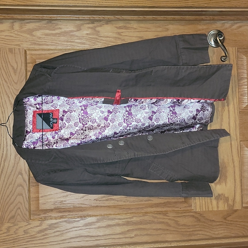 Volcom Jacket Button Up Size Small - Picture 5 of 6